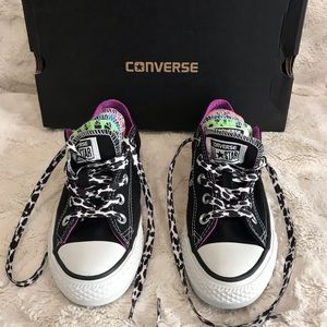 Converse - Chuck Taylor Multi Tongue Lo Top Black